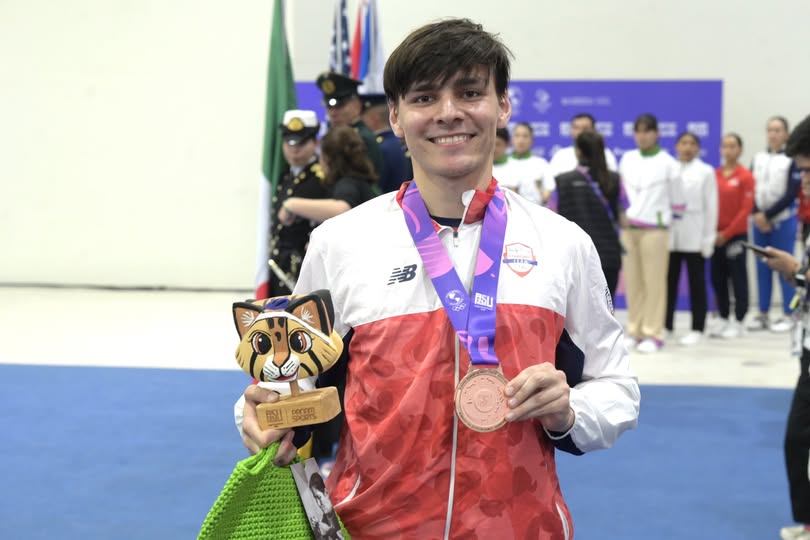 Medalla de bronce en Taekwondo Poomsae Individual en los Juegos Panamericanos Junior ASU2025