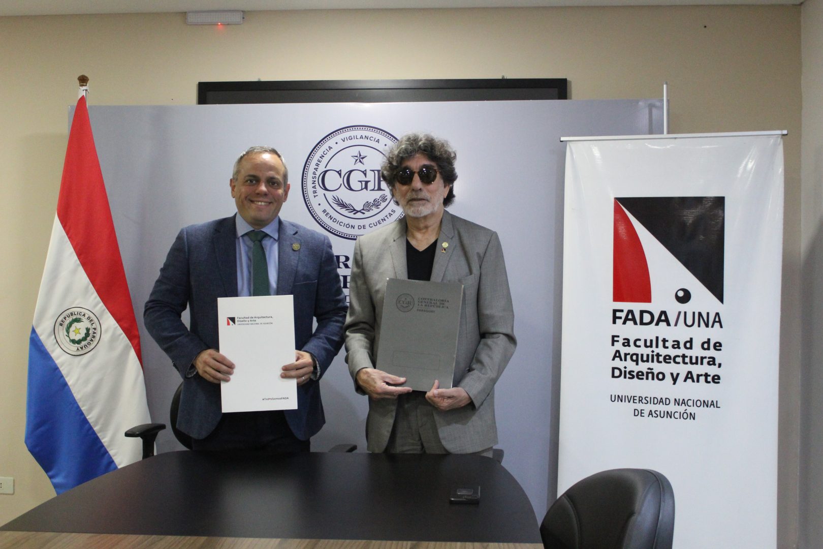 FADA/UNA y Contraloría General firman convenio de cooperación para beneficio ciudadano​